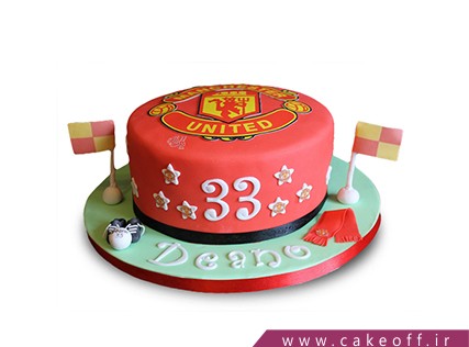 کیک تولد ورزشی - کیک منچستر یونایتد 2 | کیک آف