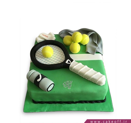 کیک تولد ورزشی - کیک راکت تنیس ۲ | کیک آف