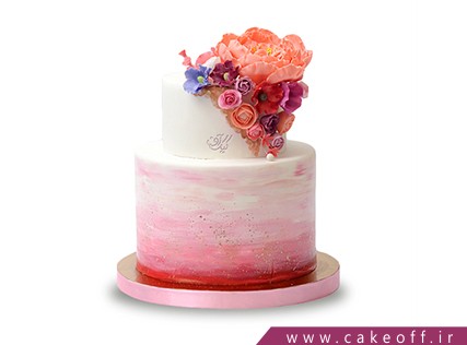 کیک عقد و عروسی گل اندام | کیک آف