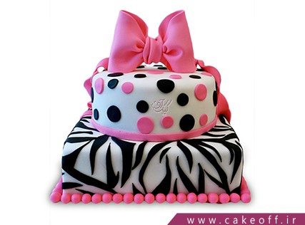 انواع کیک تولد دخترانه - کیک زبرا 23 | کیک آف